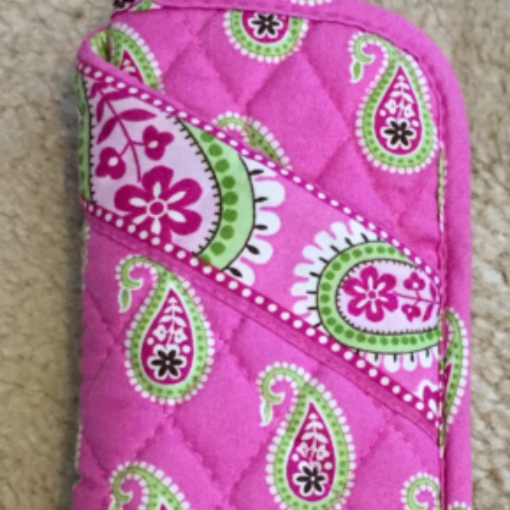 Vera Bradley Eyeglass Case Pink Paisley